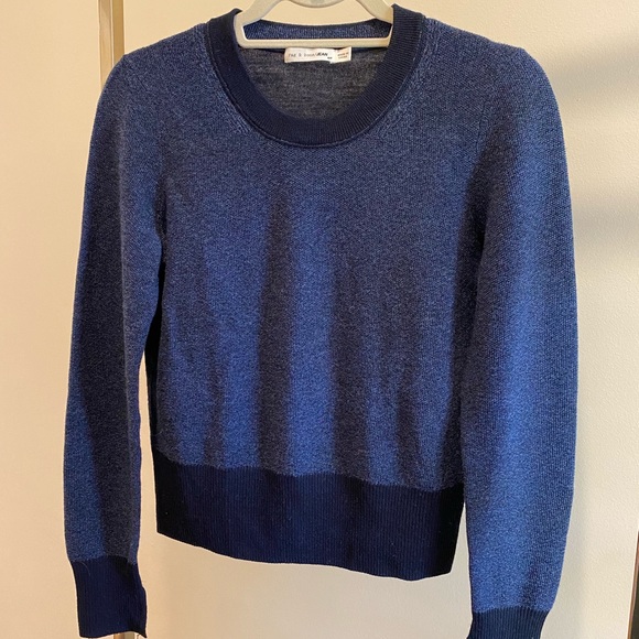 Rag and Bone Jean Sweater in Navy - Picture 1 of 3